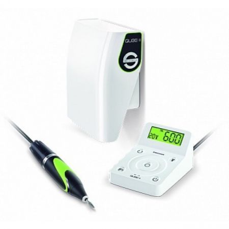 Schick Dental Qube II - микромотор зуботехнический для фрезеровки, заглаживания и полировки, резки воска и металла, коленный, 60000 об/мин