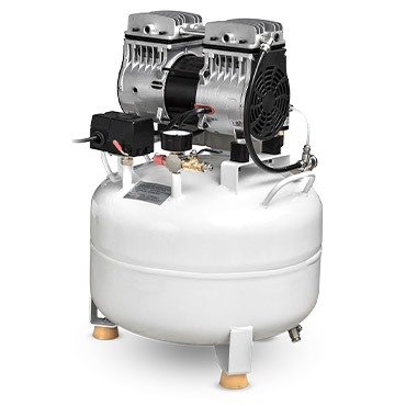 Mercury HK-1EW-30 (TY W-4, ND-70) - безмасляный компрессор для одной стоматологической установки, с ресивером 30 л (75 л/мин)