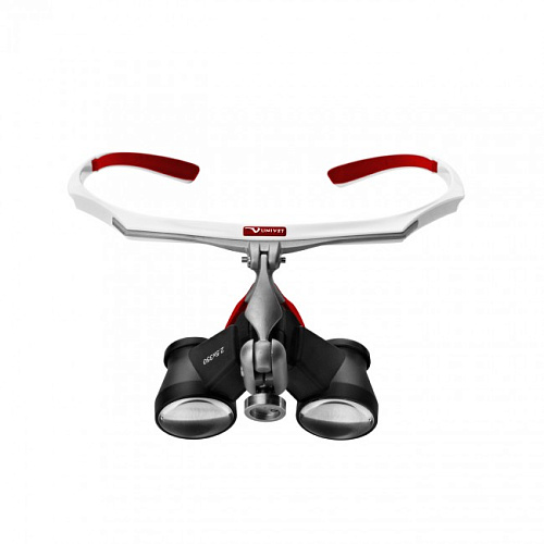 Univet Air-X - бинокулярные лупы системы Flip-up, рабочее расстояние 300-500 мм, увеличение 2.5x/3.5x/4.5x/6.0x