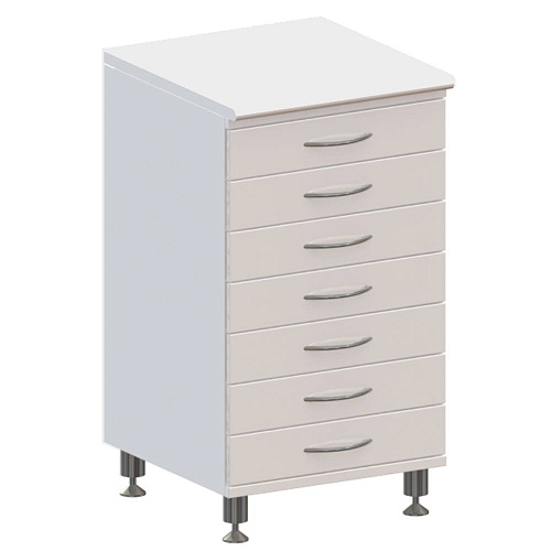 ВИТАЛИЯ Т7 — Медицинская тумба на хромированных ножках