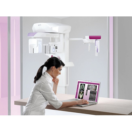 MyRay Hyperion X9 3D-READY Ceph Titanium - дентальный цифровой аппарат с цефалостатом, с возможностью модернизации до 3D томографа