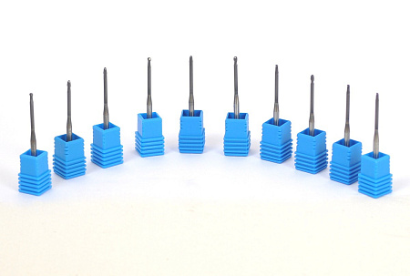 XTCERA – Фреза для обработки PMMA/WAX (диаметр 0.6 мм, хвостовик 4 мм)