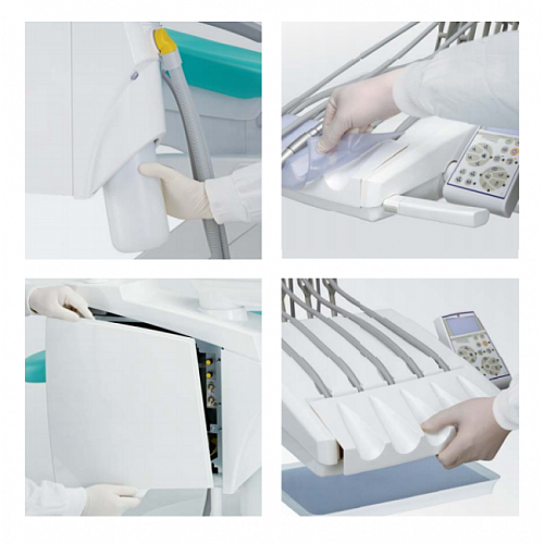 Cefla Dental Group Victor 200 (AM8050) - стоматологическая установка с нижней/верхней подачей инструментов