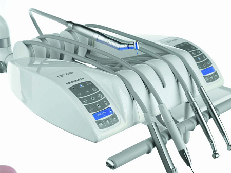 OMS Virtuosus Classic - стоматологическая установка с верхней подачей инструментов