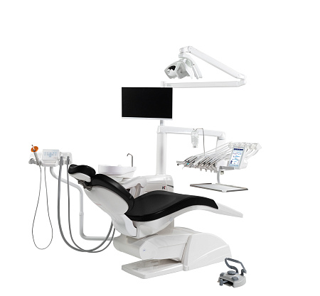 Miglionico NT — стоматологическая установка с верхней подачей инструментов
