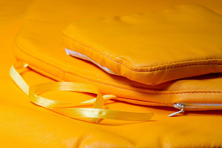 Мягкий чехол на обивку стоматологического кресла, желтый