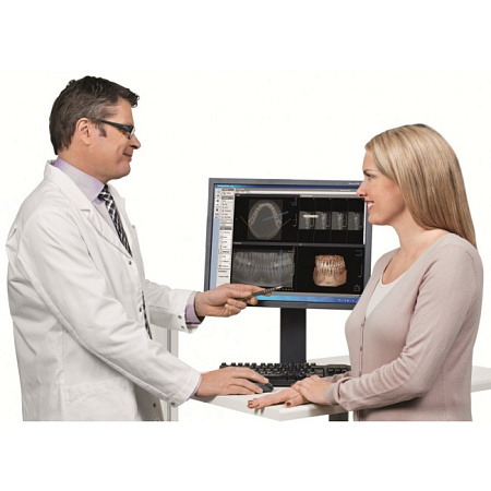 KaVo Pan eXam Plus 3D - цифровая панорамная рентгенодиагностическая система с функцией 3D-томографии 6x8 см и возможностью дооснащения модулем цефалостата