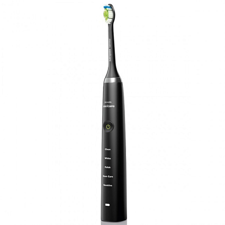 Philips Sonicare DiamondClean Black HX9352/04 - звуковая зубная щетка с 2-мя насадками и дорожным чехлом