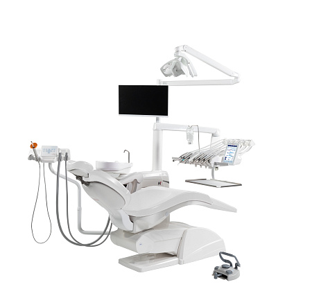 Miglionico NT — стоматологическая установка с верхней подачей инструментов
