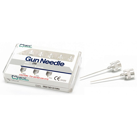 Meta Biomed №20, упаковка 6 шт - инжекторные иглы к пистолету E&Q