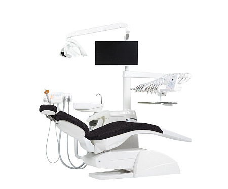 Miglionico NG — стоматологическая установка с верхней подачей инструментов