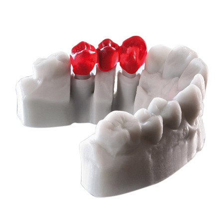 DETAX  Freeprint cast UV - 3D материал, красный, 0,5 кг