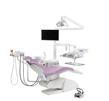 Miglionico NT — стоматологическая установка с верхней подачей инструментов