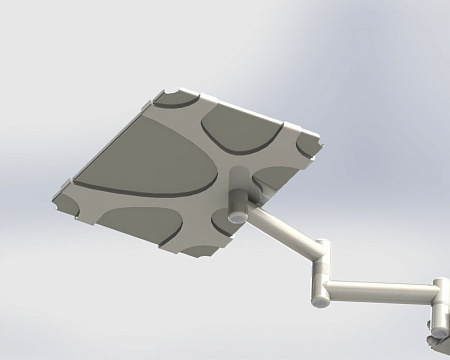 Медкрон DS-Tab-30-2 – Столик инструментальный (нерж сталь / стекло)