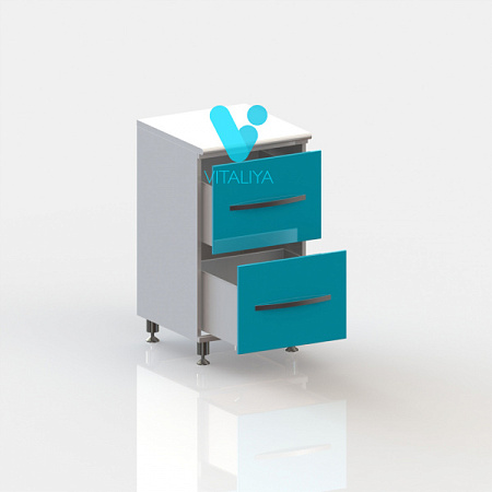 ВИТАЛИЯ Т2 ЛЮКС — Медицинская тумба на хромированных ножках