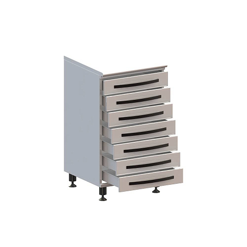 ВИТАЛИЯ Т7 Люкс — Медицинская тумба на хромированных ножках