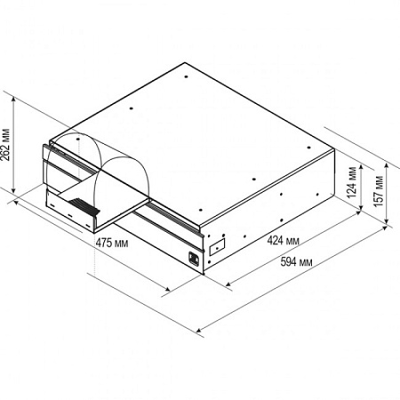 Аверон ВМУ 2.0 КОМПЛЕКТ - универсальный вытяжной модуль с комплектом выдвижных ящиков