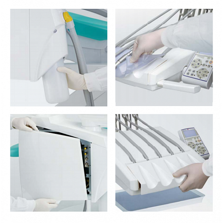 Cefla Dental Group Victor 200 ADV (AM8050) - стоматологическая установка улучшенной комплектации с нижней/верхней подачей инструментов