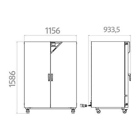 Binder ED 720 - стерилизатор горячим воздухом, 720 л