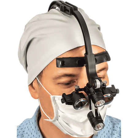 ITS–x.pro ITS-11 - бестеневой налобный осветитель в комплекте с линзами