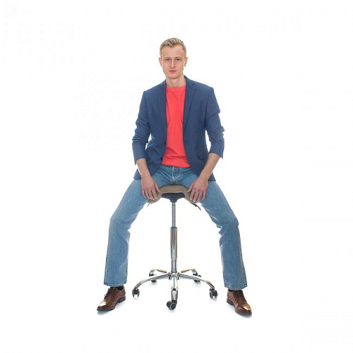 SmartStool SM03B - эргономичный стул-седло со спинкой